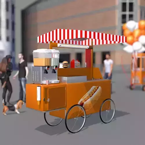 Snack and Juice Cart