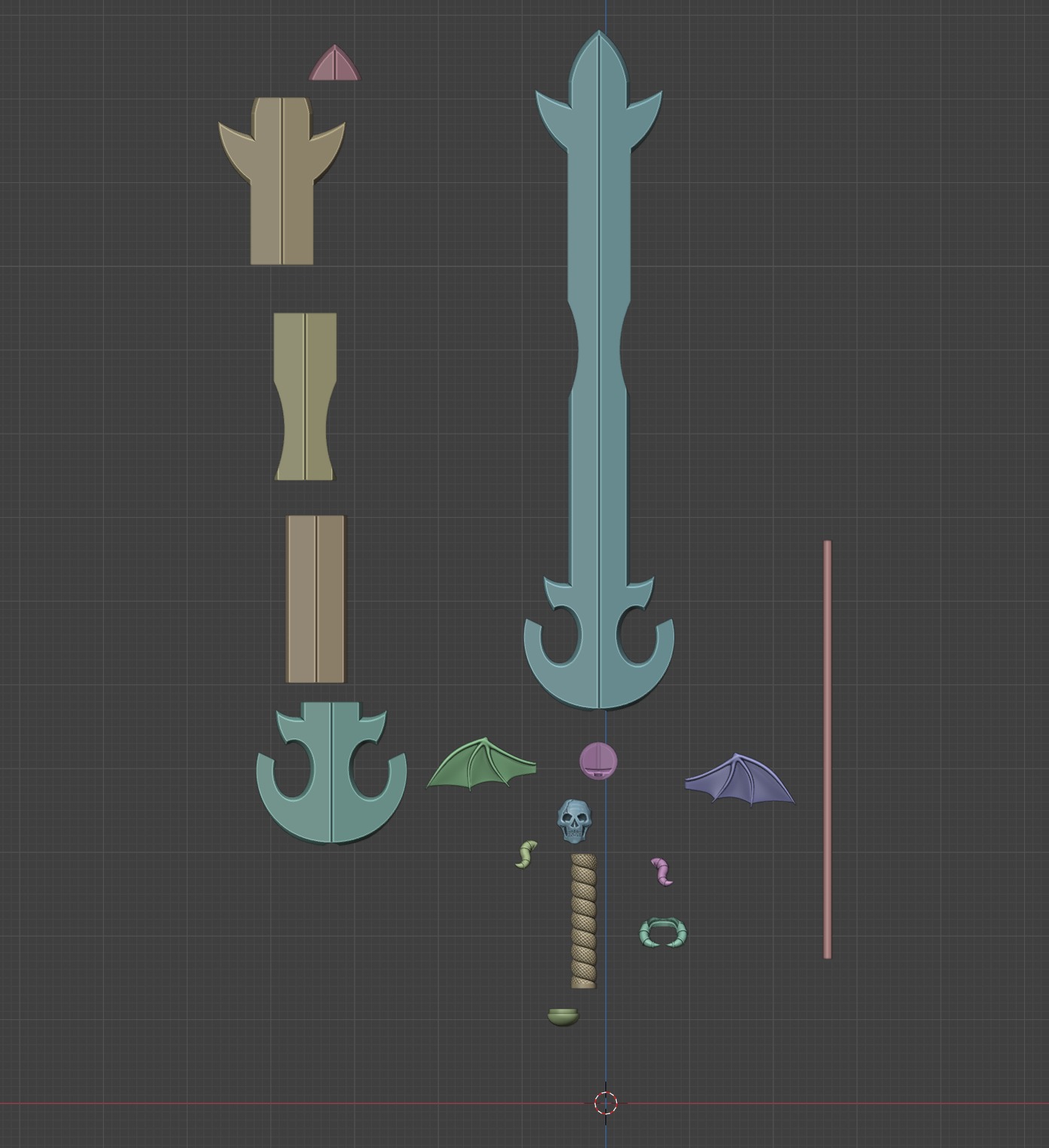 KENSUKE mushrooms DUNGEON MESHI LAIOS TOUDEN COSPLAY SWORD 3D print model_3