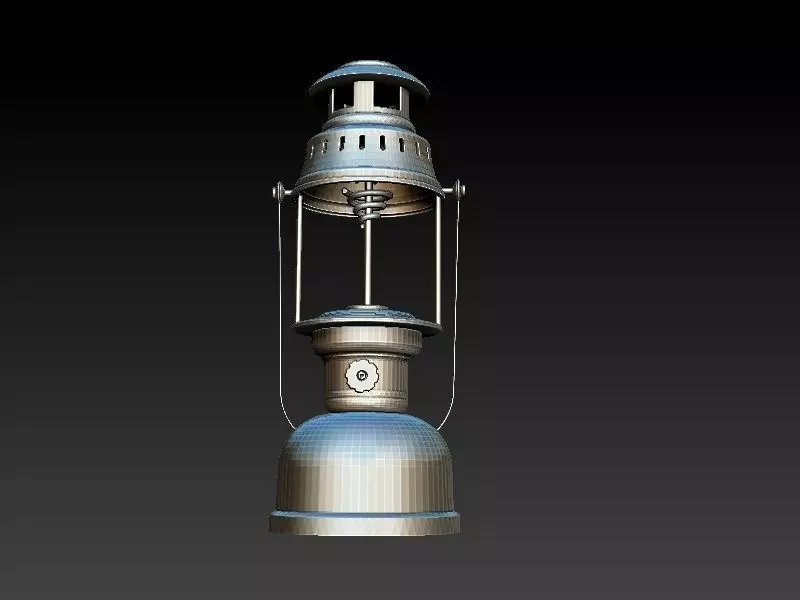 Old Classic Gas Lamp 3D Print Model 3D print model_0