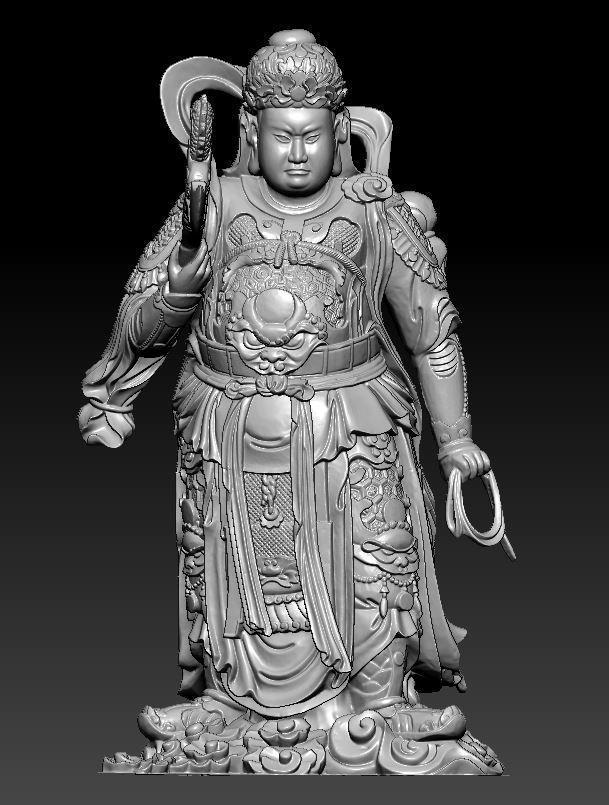 3D model Buddha statue 3D model_7