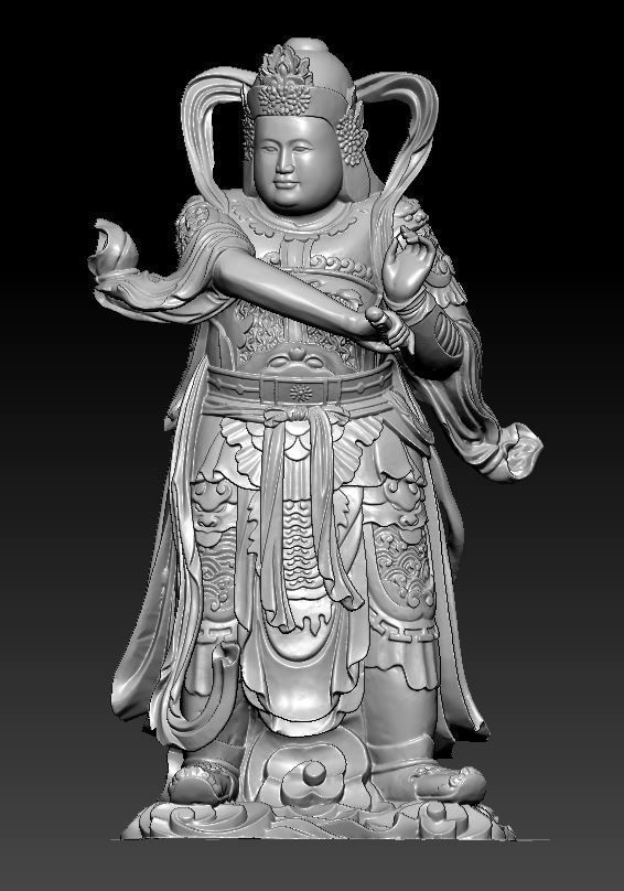 3D model Buddha statue 3D model_8