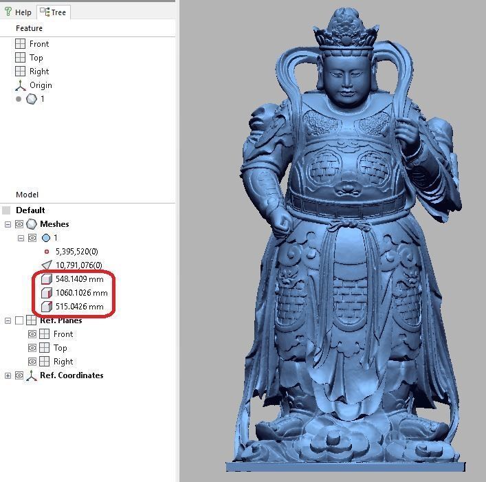 3D model Buddha statue 3D model_9
