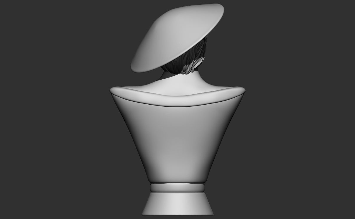 Mannequin Fashion Bust 3D Model for 3d printing 3D print model_2