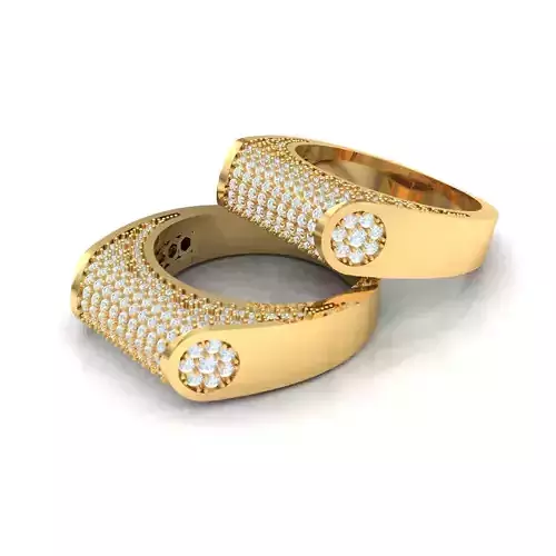 Diamond ring - 3d printable design 3D print model