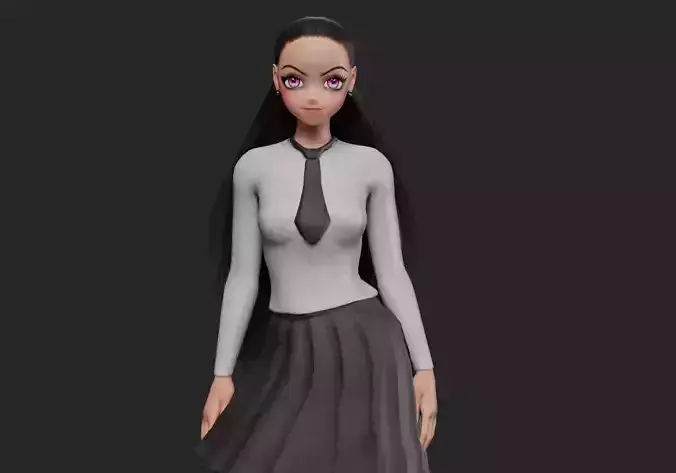 cute anime girl V25263 