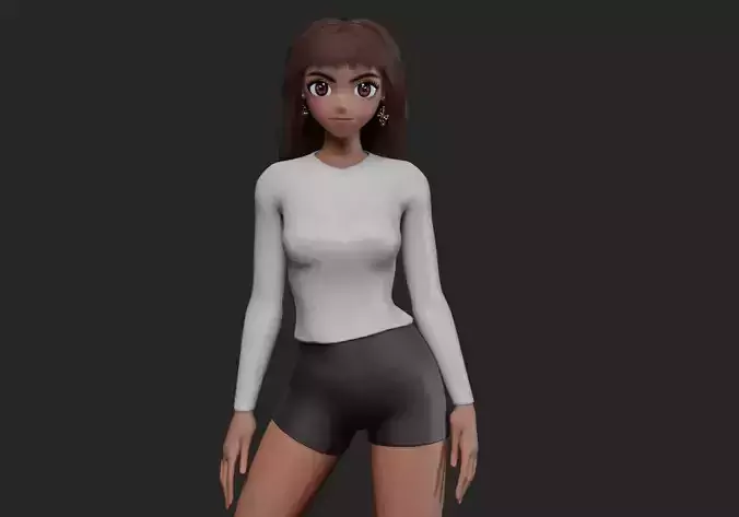 classic cute girl V33862 