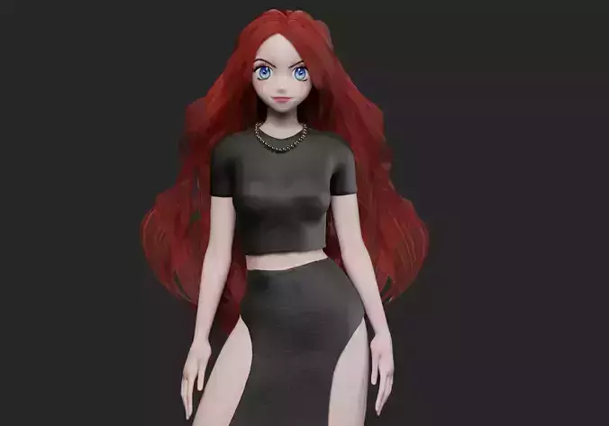 classic anime girl V36507 