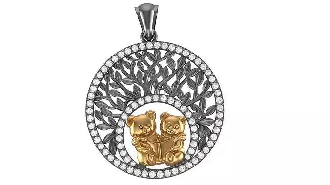 Teddy Bear Pendant