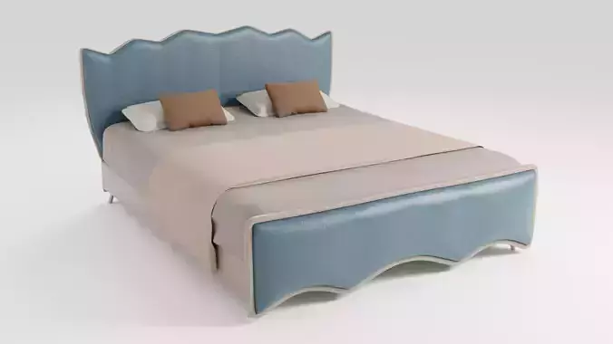 Luxurious European style double bed