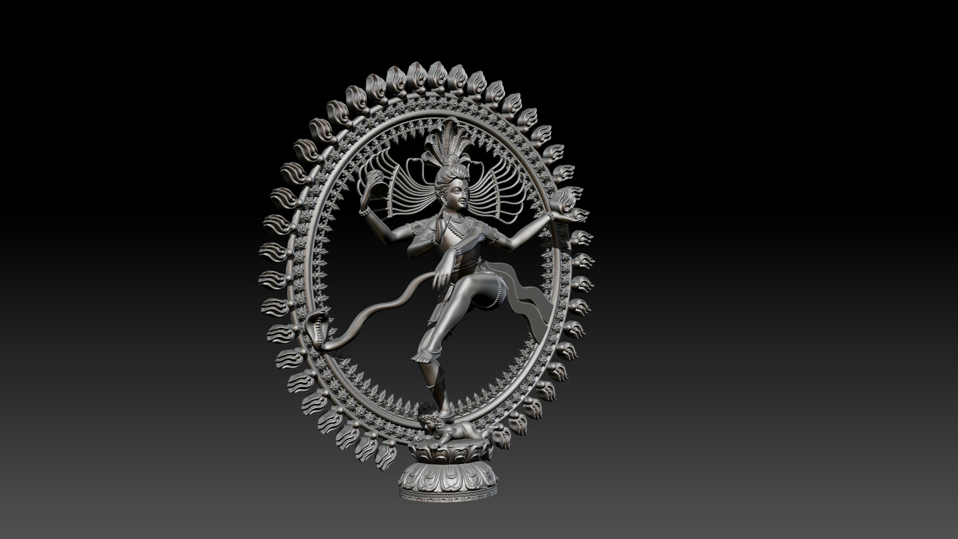 Nataraj God 3D model for 3D printing 3D print model_8