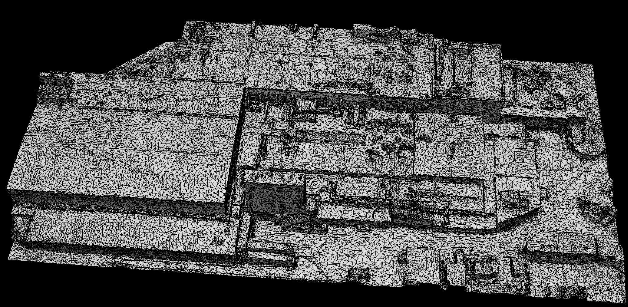 construction-site industrial factory warehouse drone scan Low-poly 3D model_5