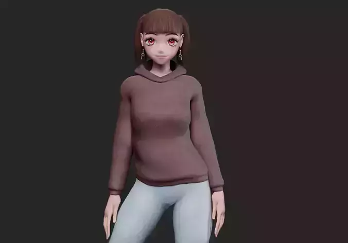 teen cute girl V25737 