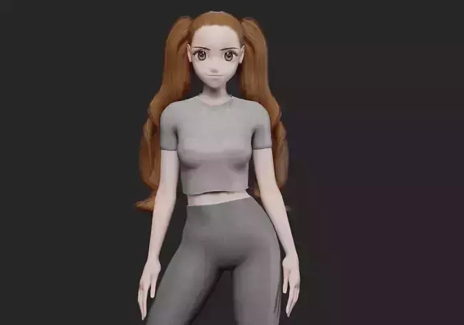 Standard anime girl V32236 