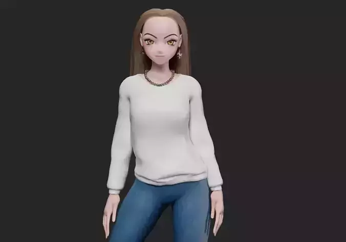 cute teen girl V31706 