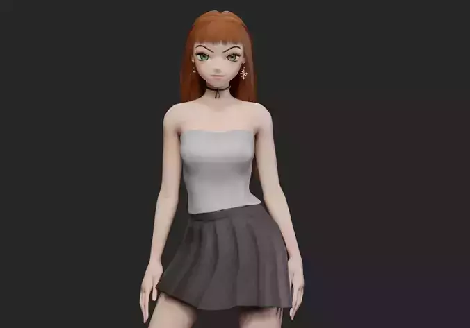 cute Cartoon girl V31345 