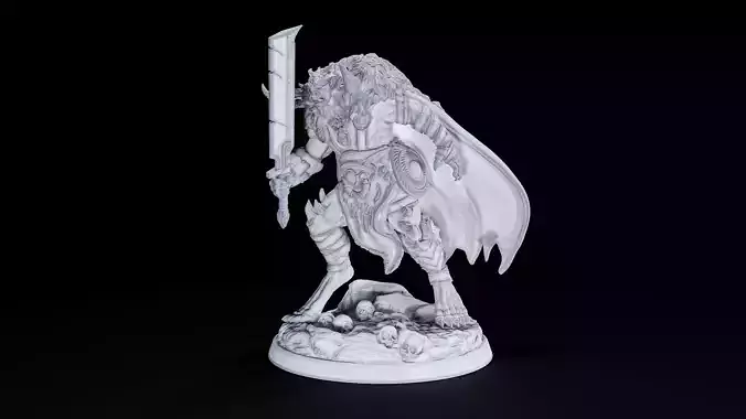 tanarukk warrior v3 3D print model