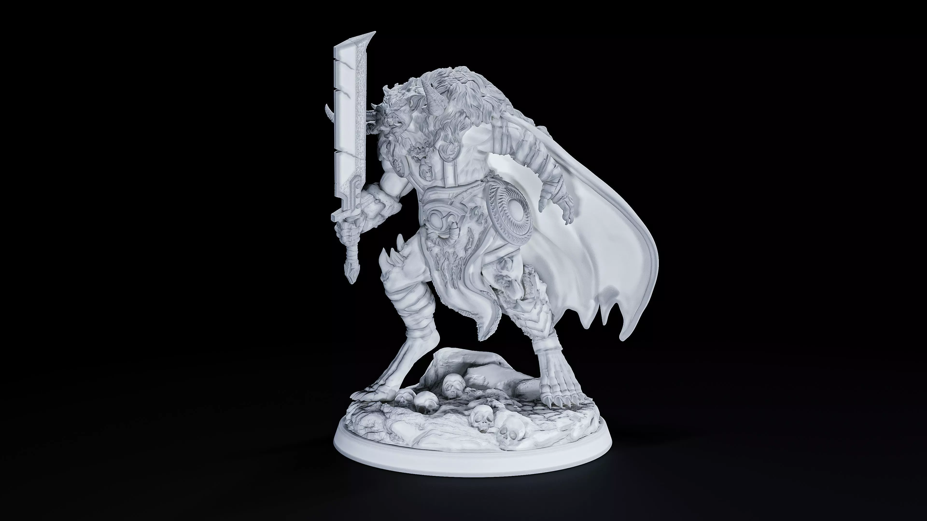 tanarukk warrior v3 3D print model_0