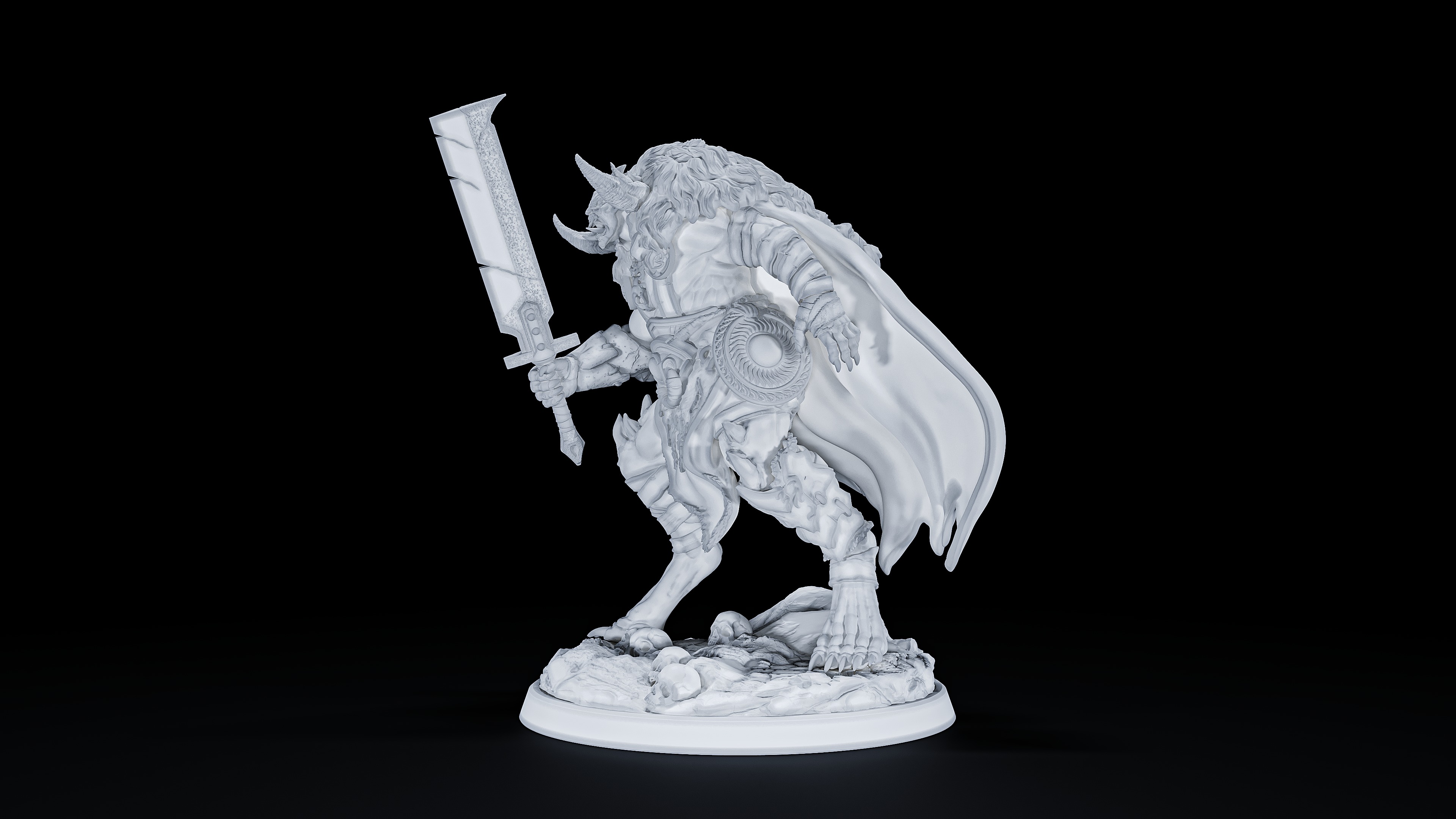 tanarukk warrior v3 3D print model_2