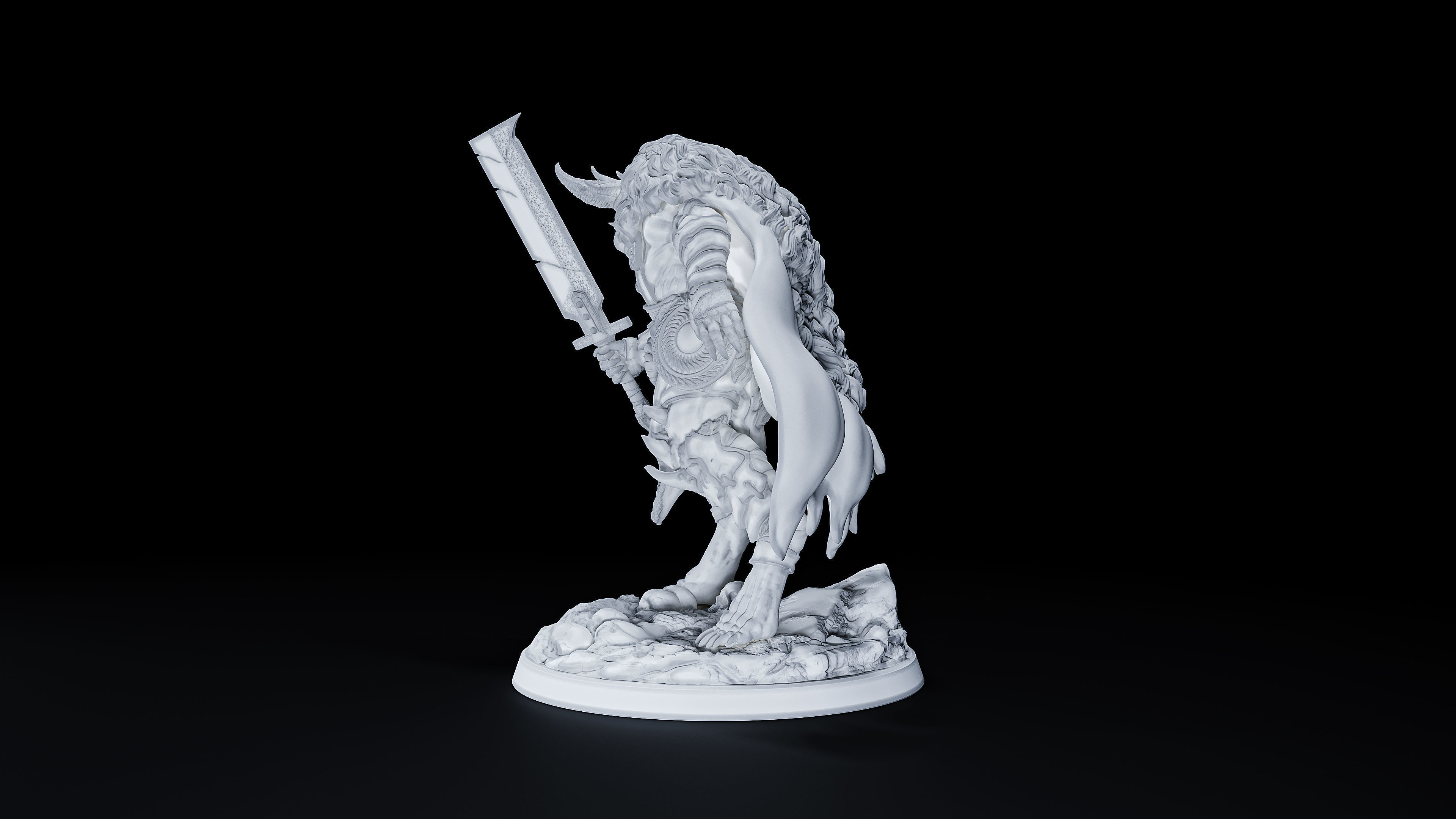 tanarukk warrior v3 3D print model_1