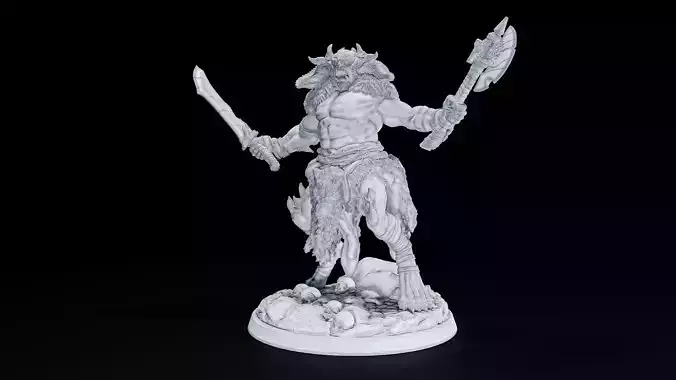 tanarukk warrior v4 3D print model