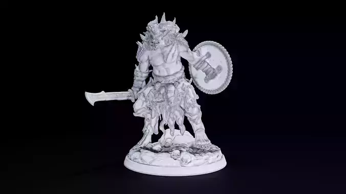 tanarukk warrior v5 3D print model