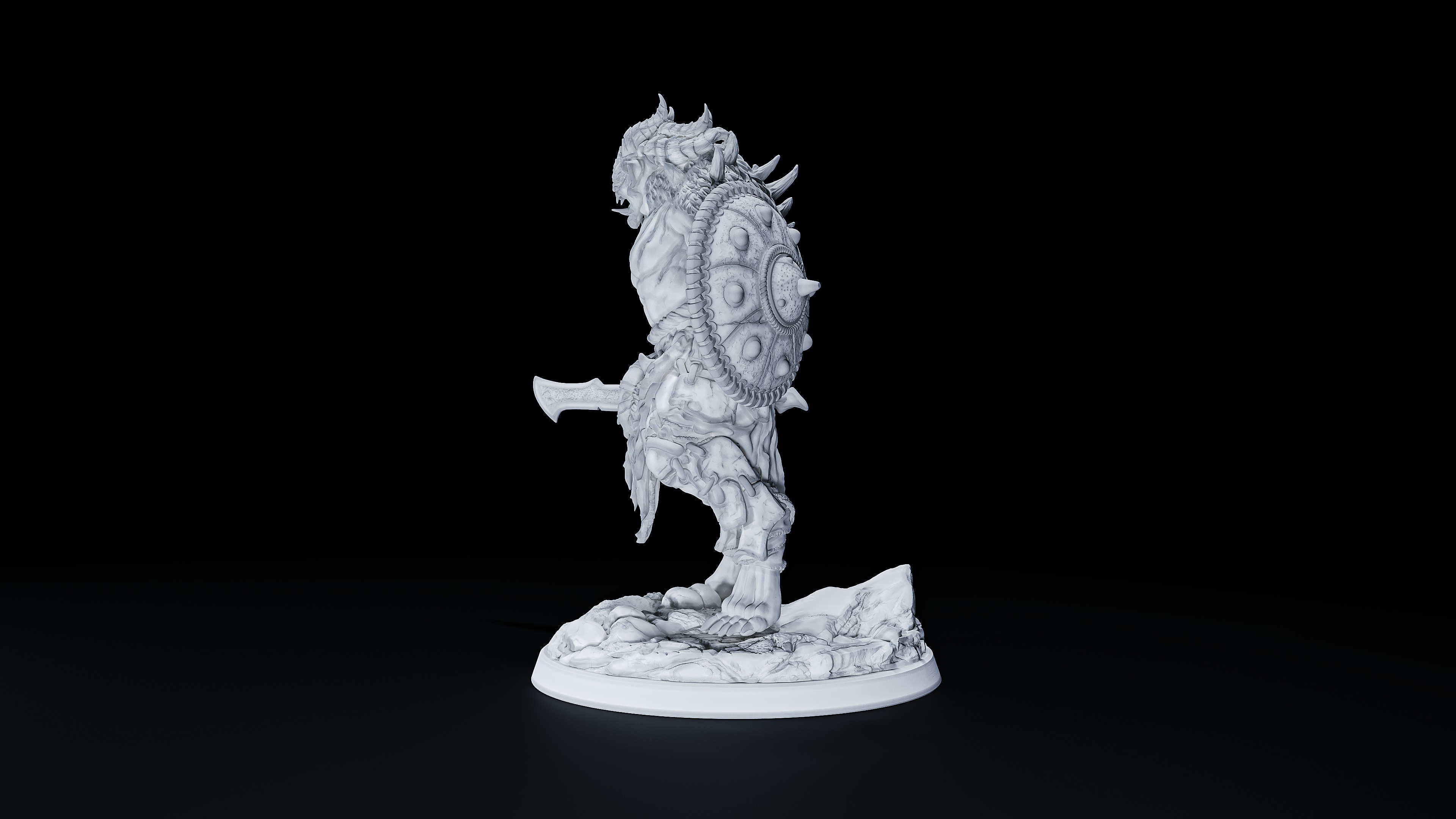 tanarukk warrior v5 3D print model_1