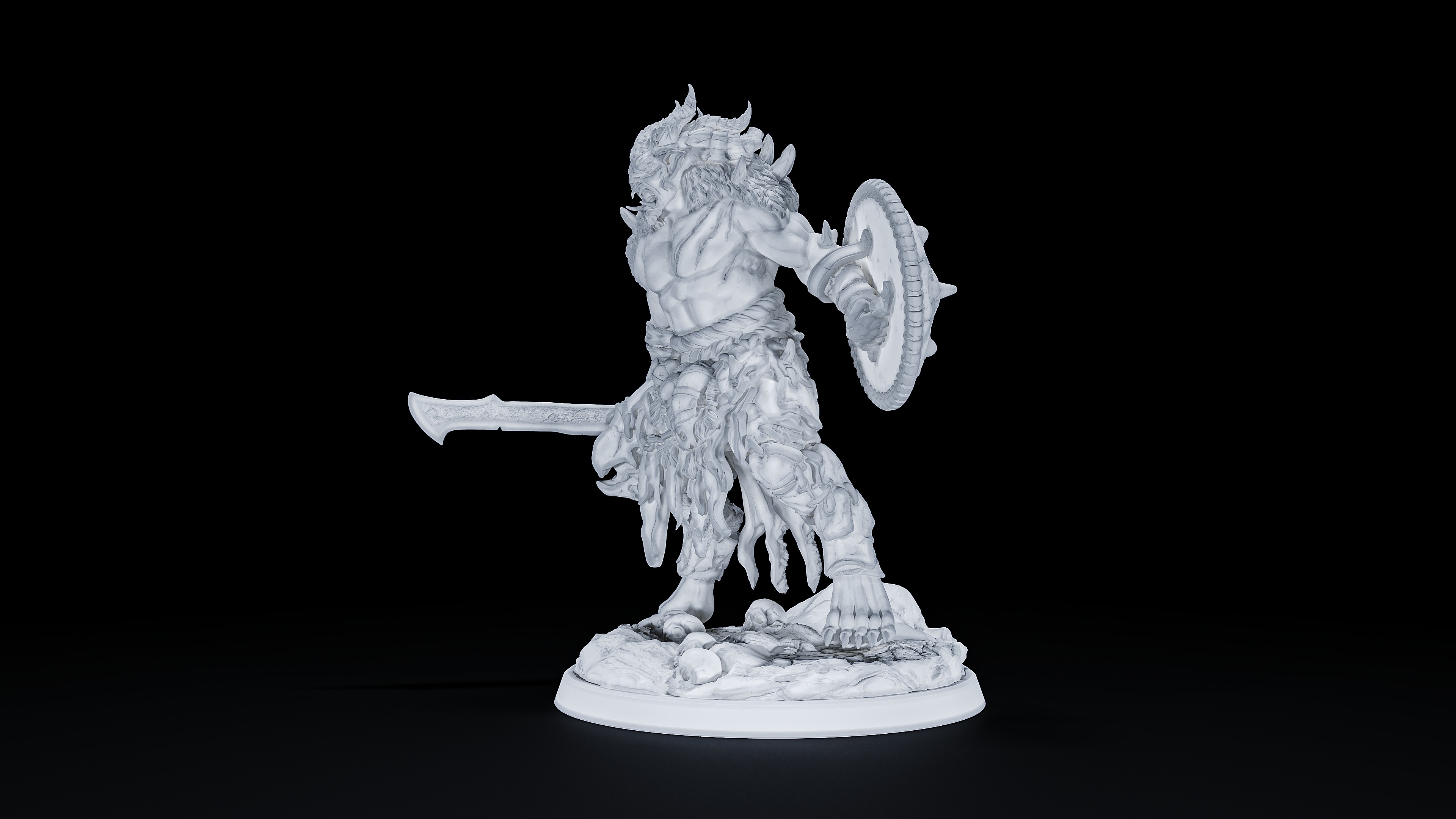 tanarukk warrior v5 3D print model_2