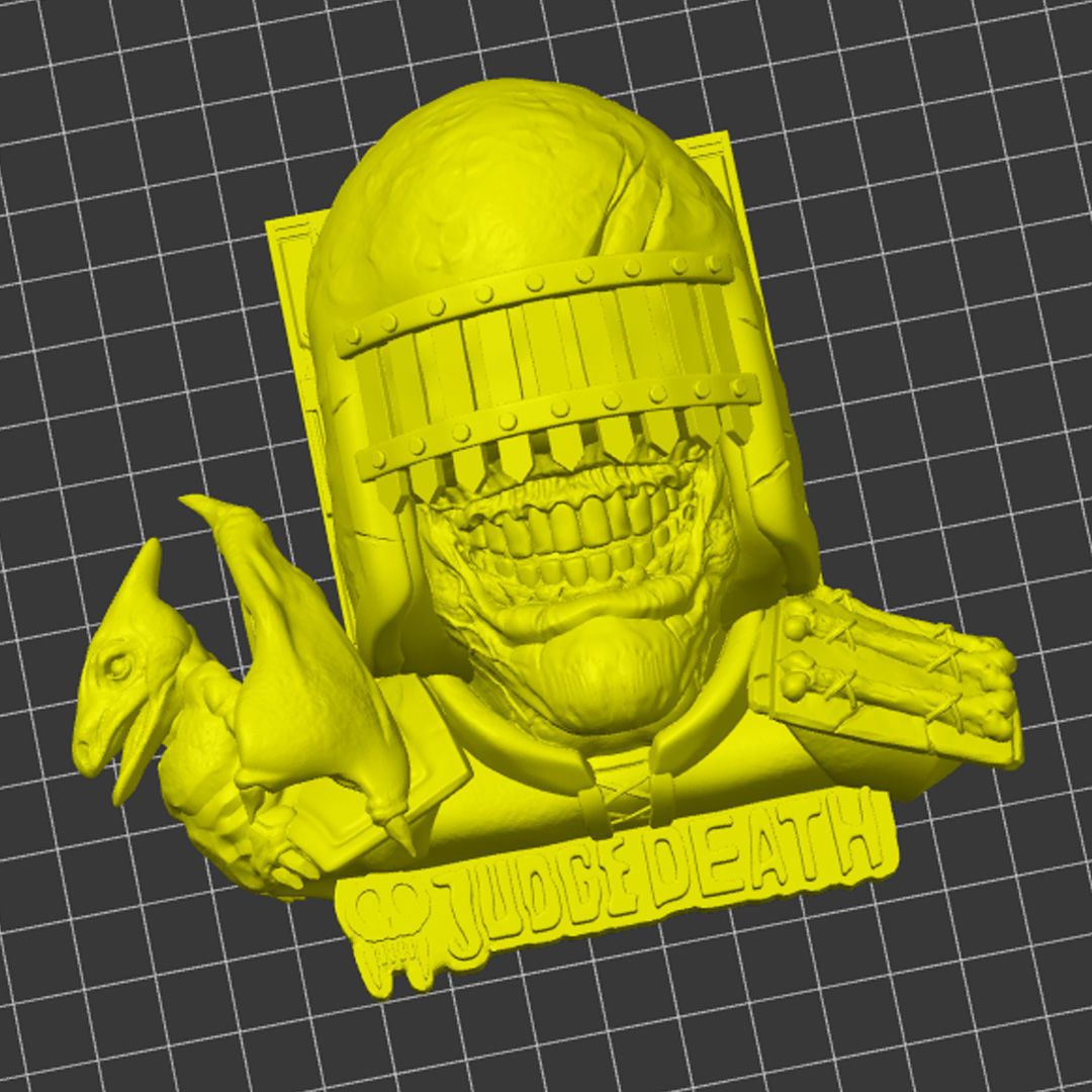 Dark Judges Judge Death 3D model_2