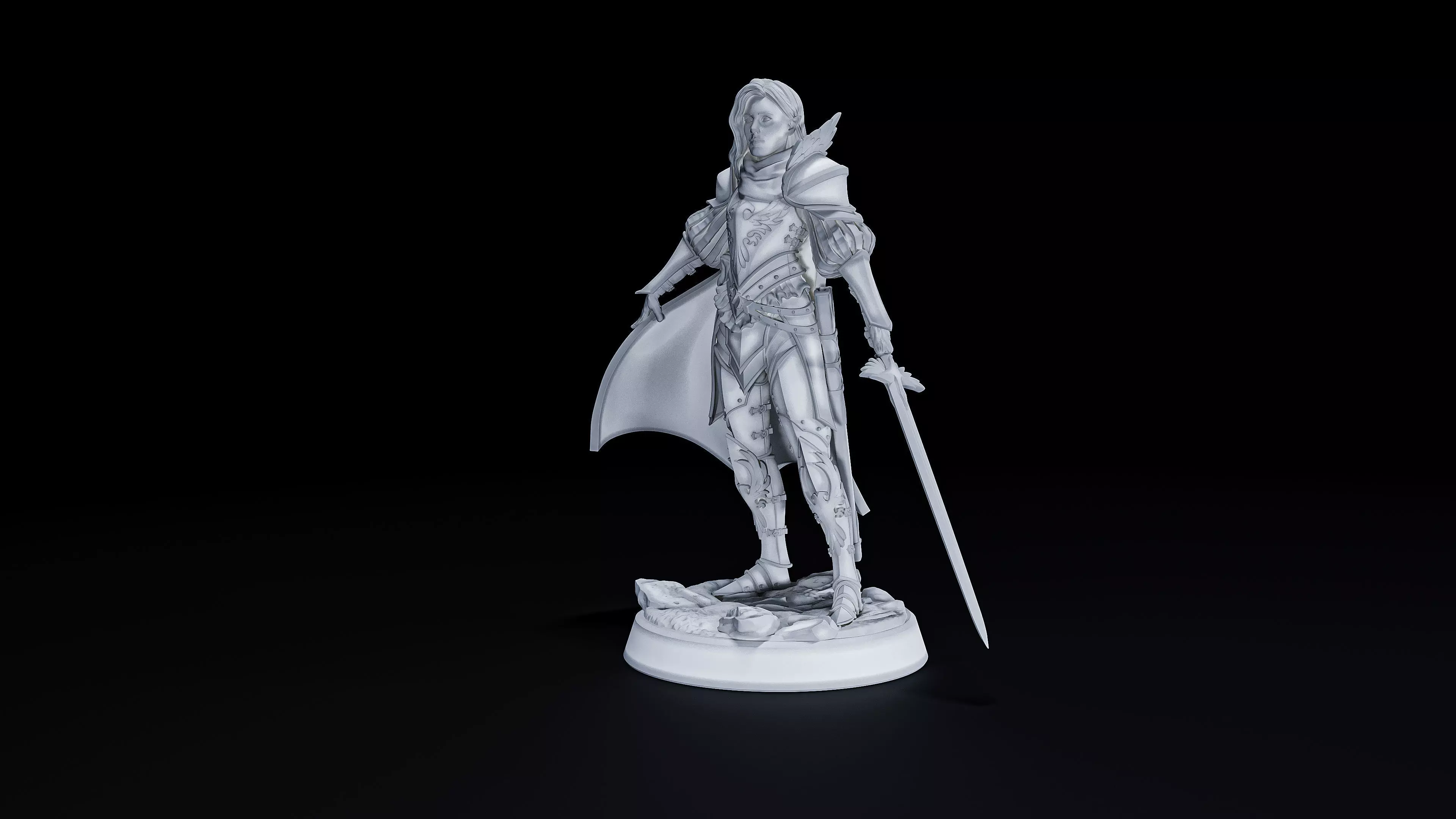 Griffon Knight 3D print model_0