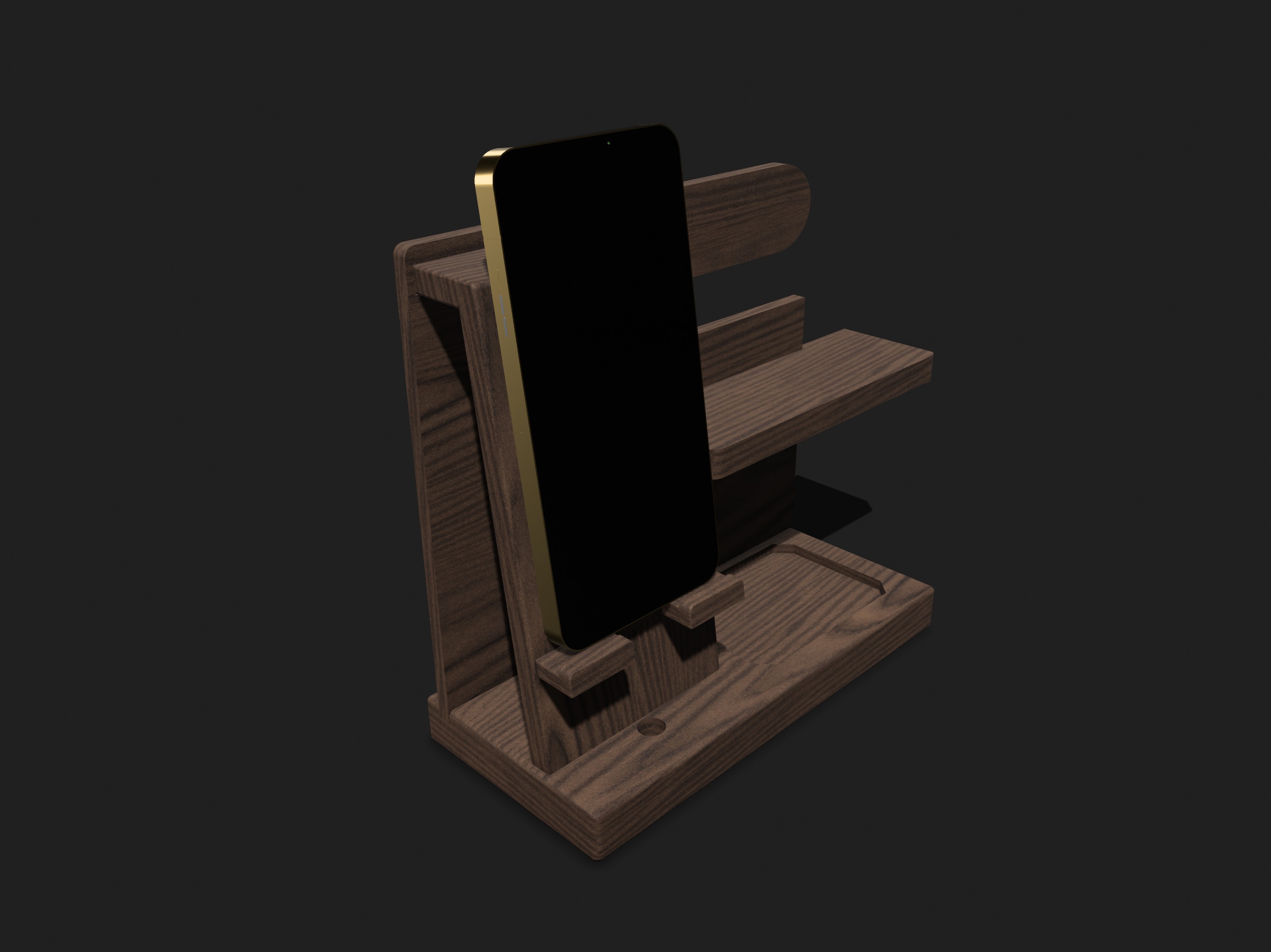 Phone stand 3D print model_1
