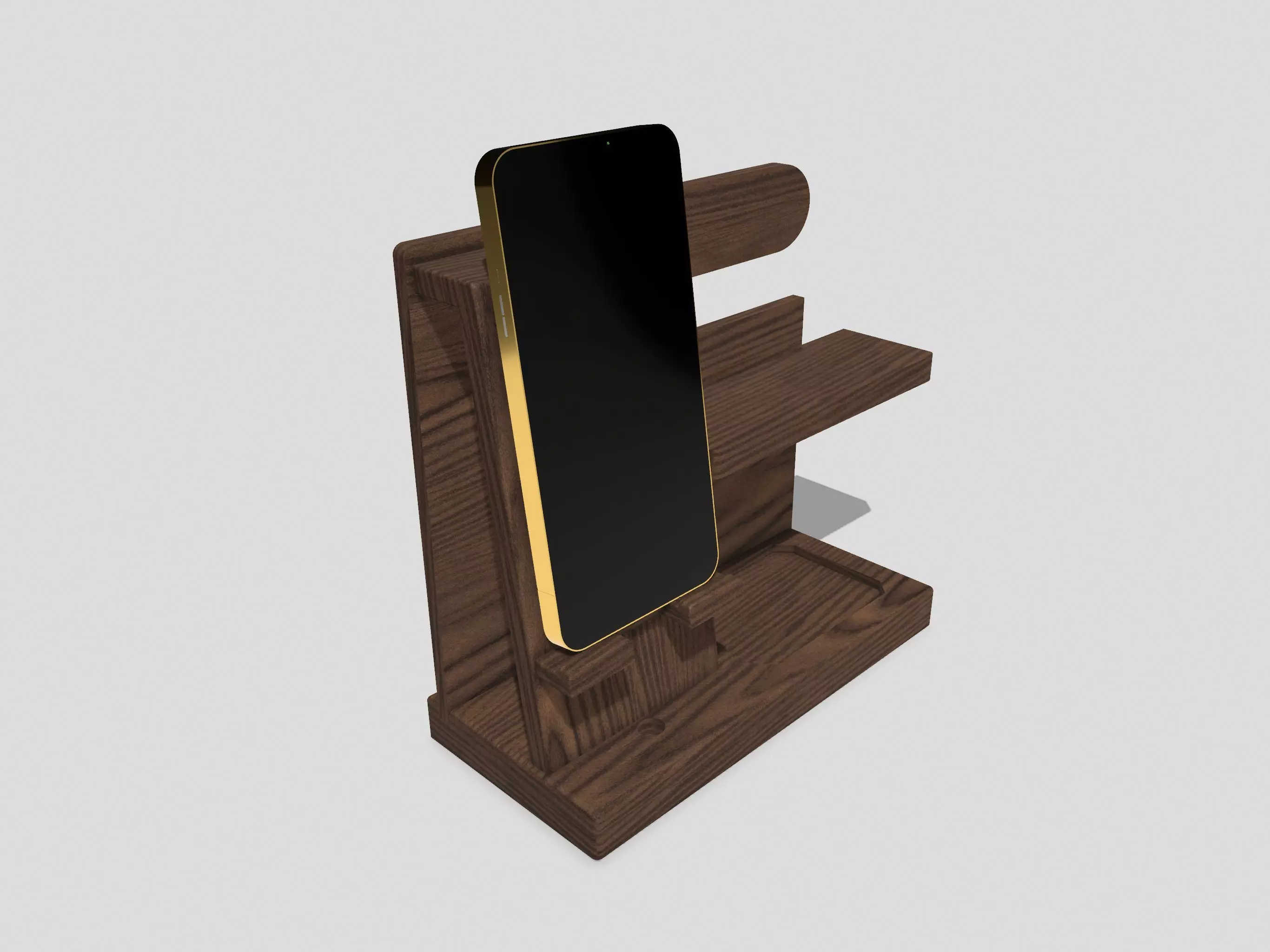 Phone stand 3D print model_0