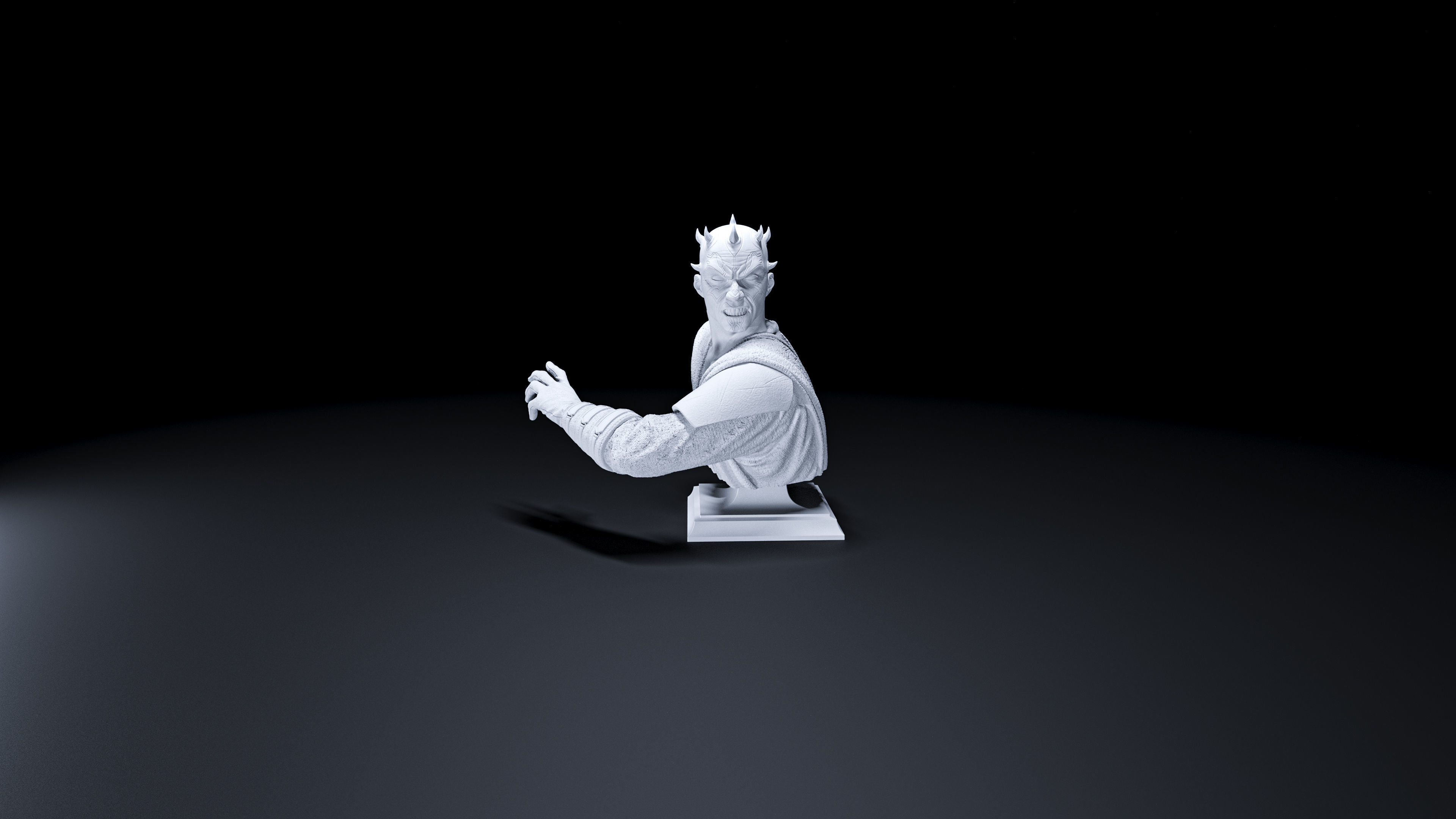 darth maul 3D print model_2