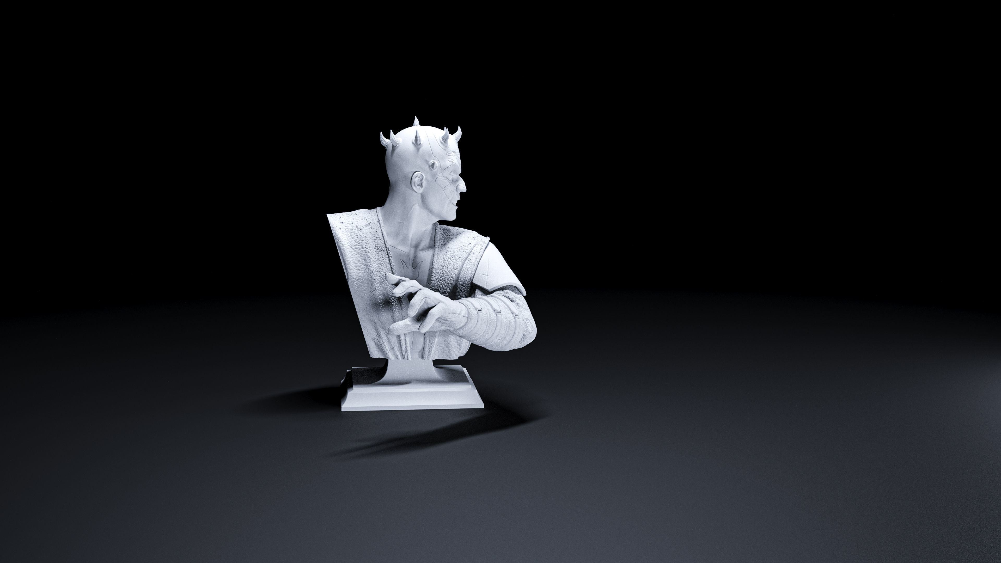 darth maul 3D print model_3