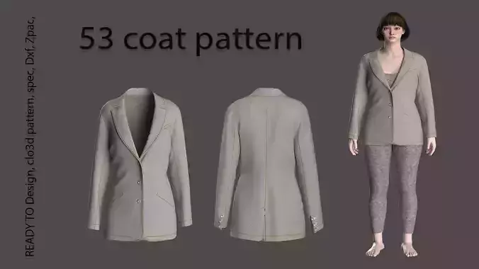 53 coat pattern for women