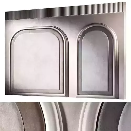 Arched wall panels Decorative soft inserts