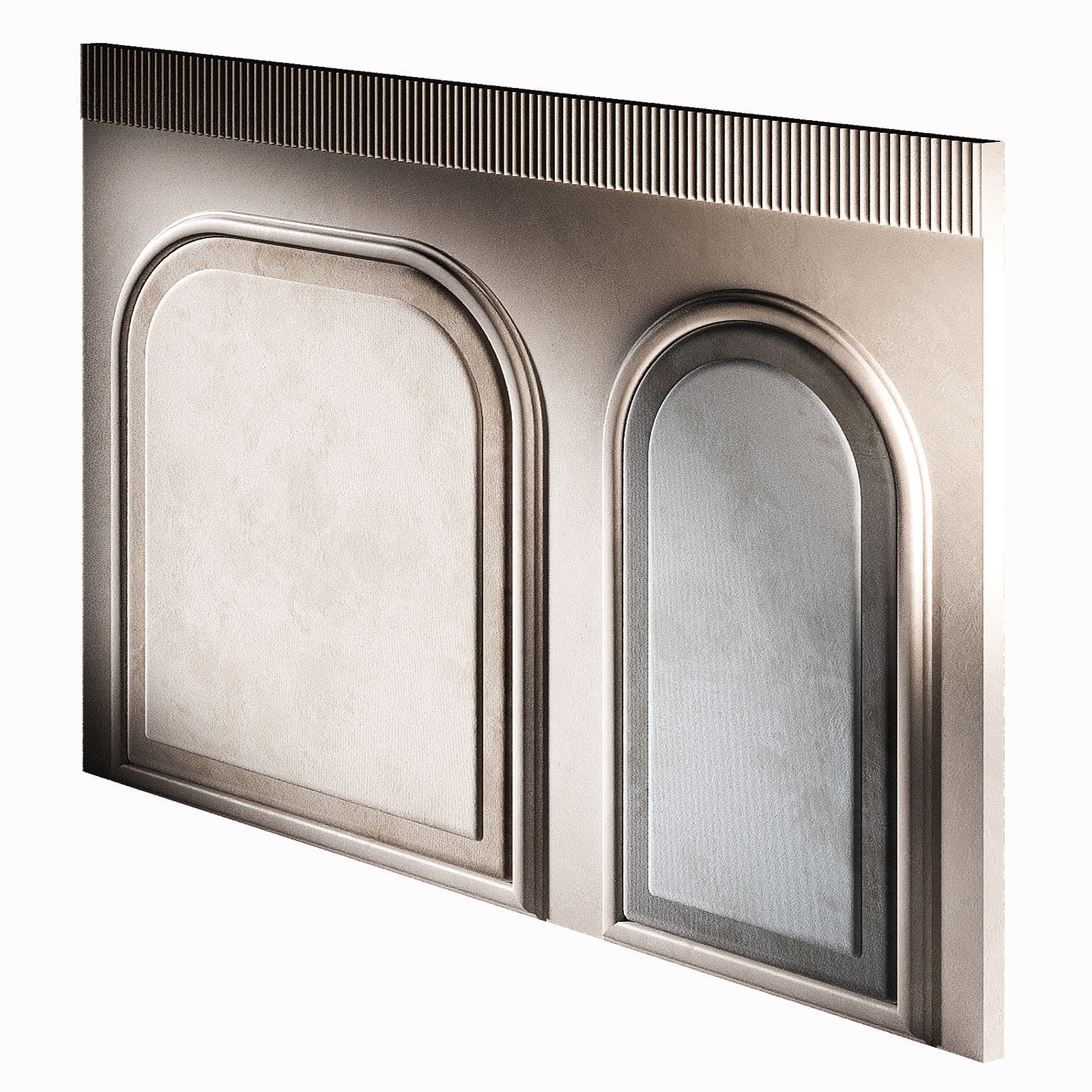 Arched wall panels Decorative soft inserts 3D model_4