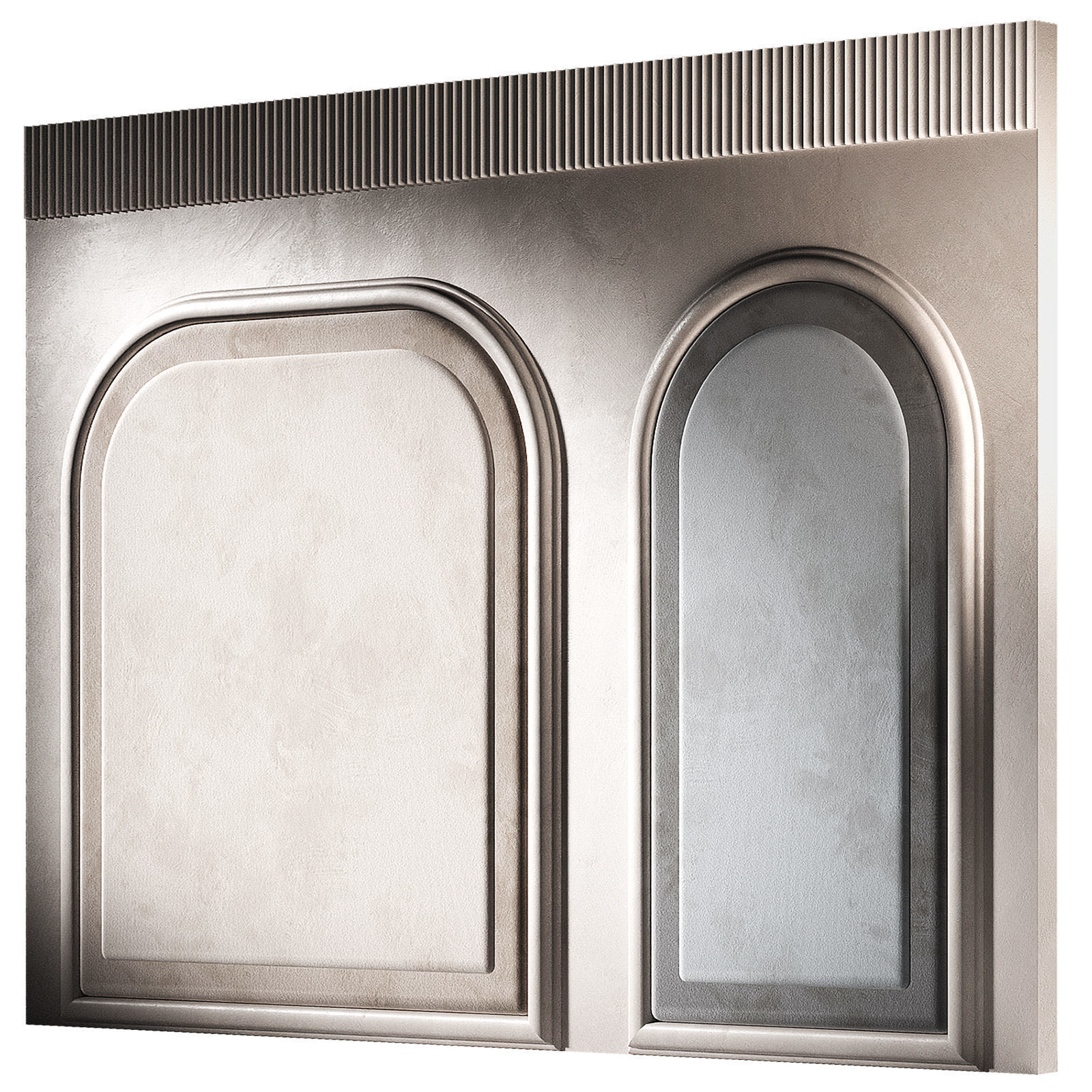 Arched wall panels Decorative soft inserts 3D model_2