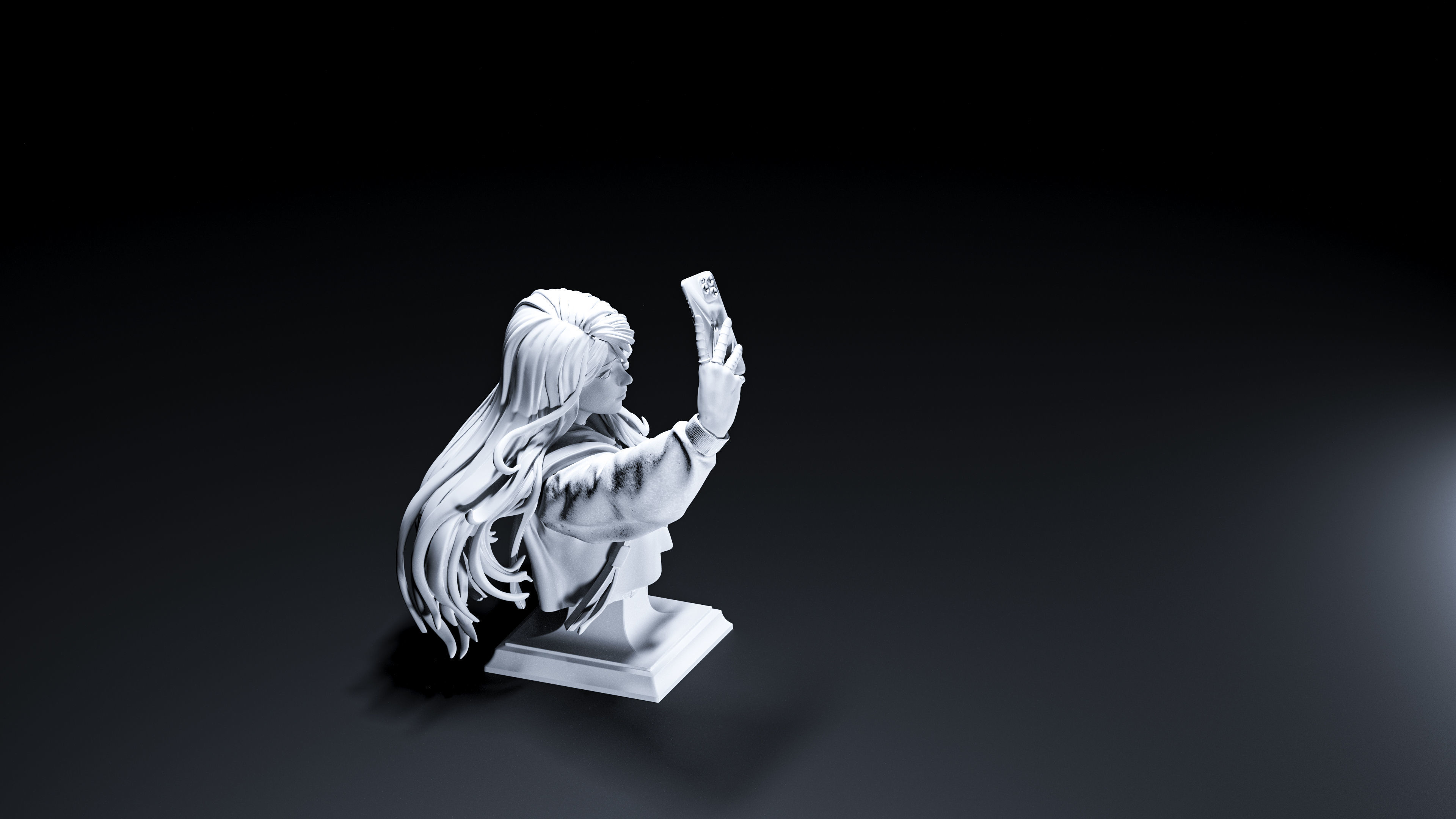 spider girl 3D print model_1
