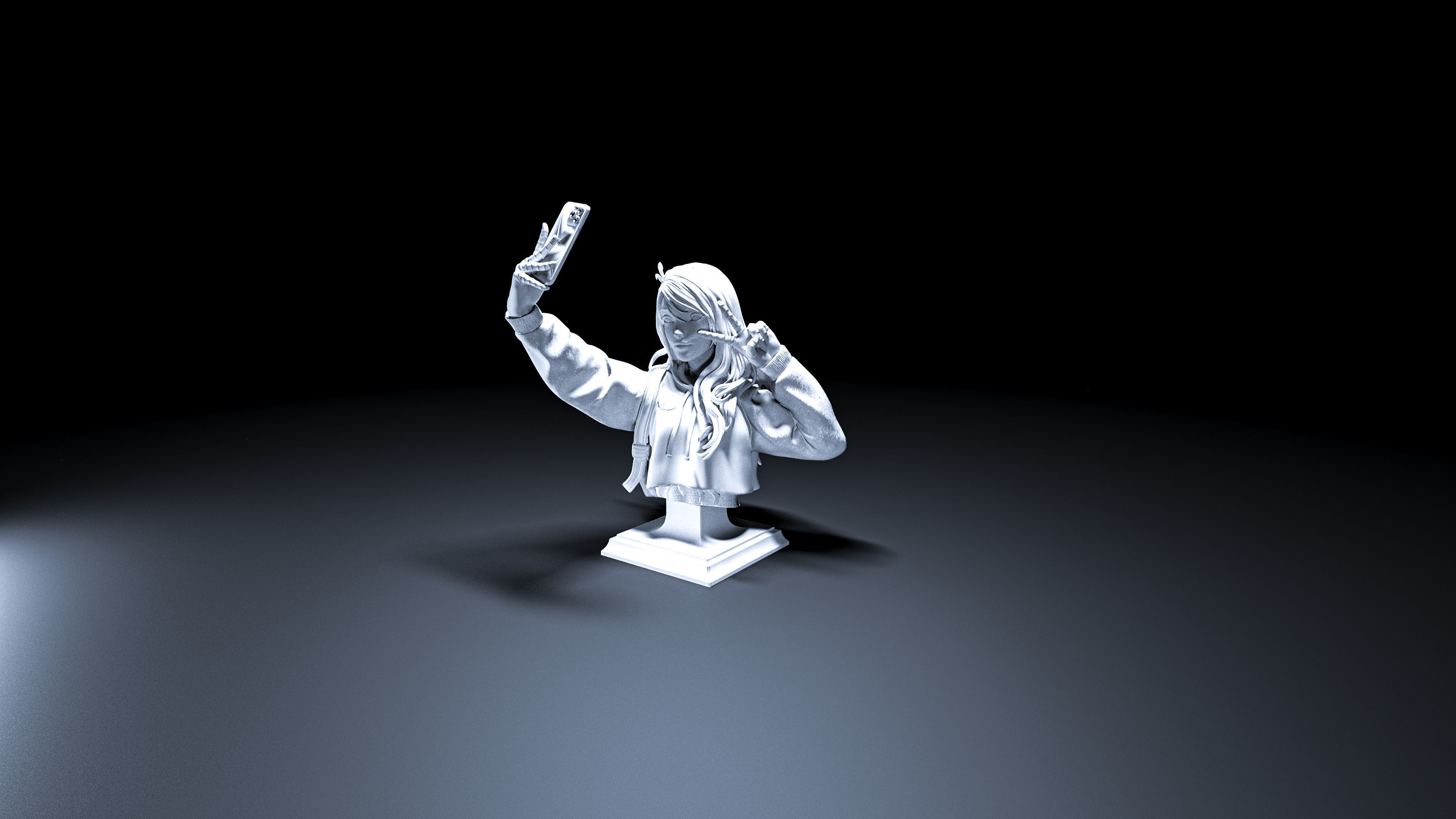 spider girl 3D print model_2
