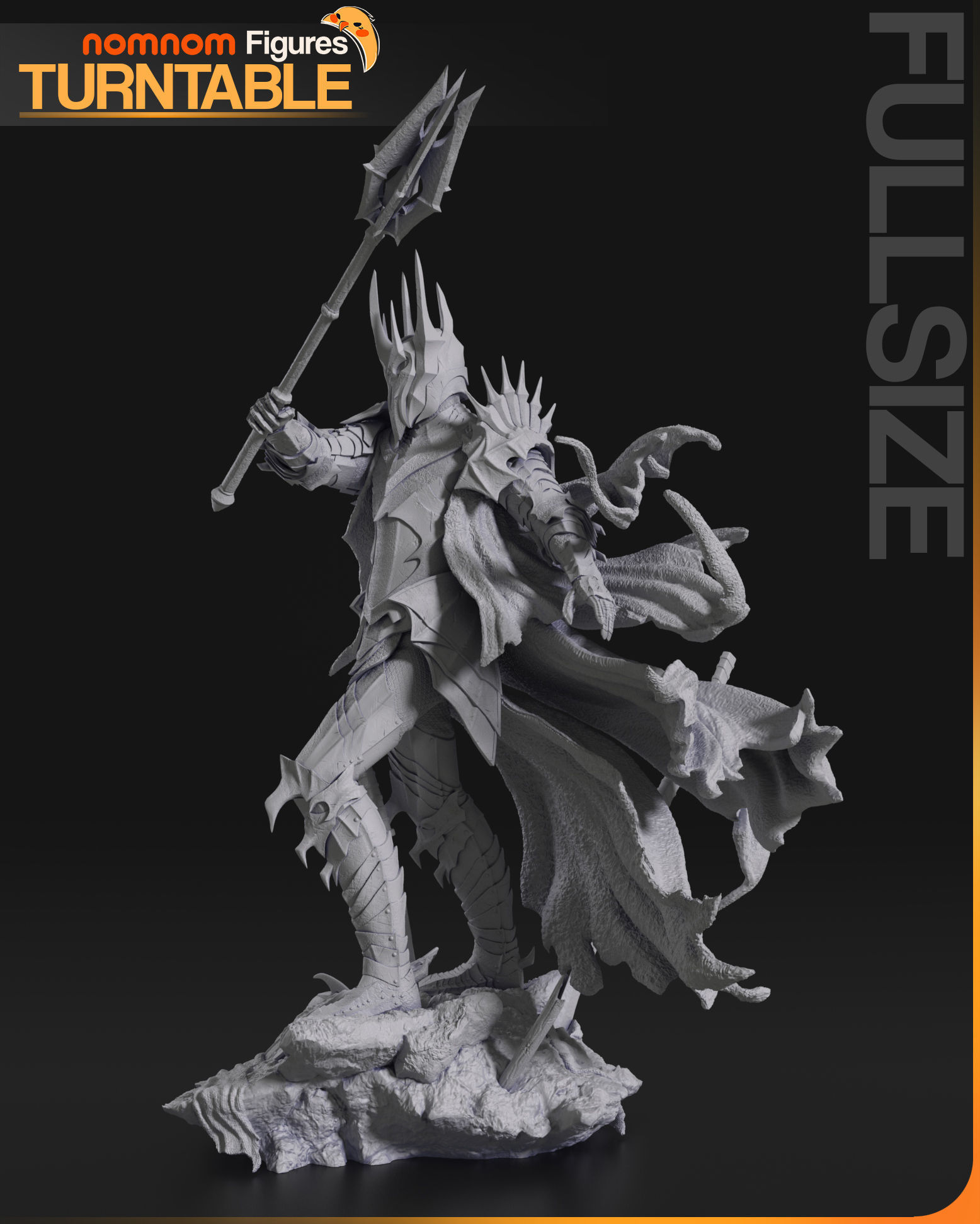 Sauron - Lord of the Rings 3D print model_6