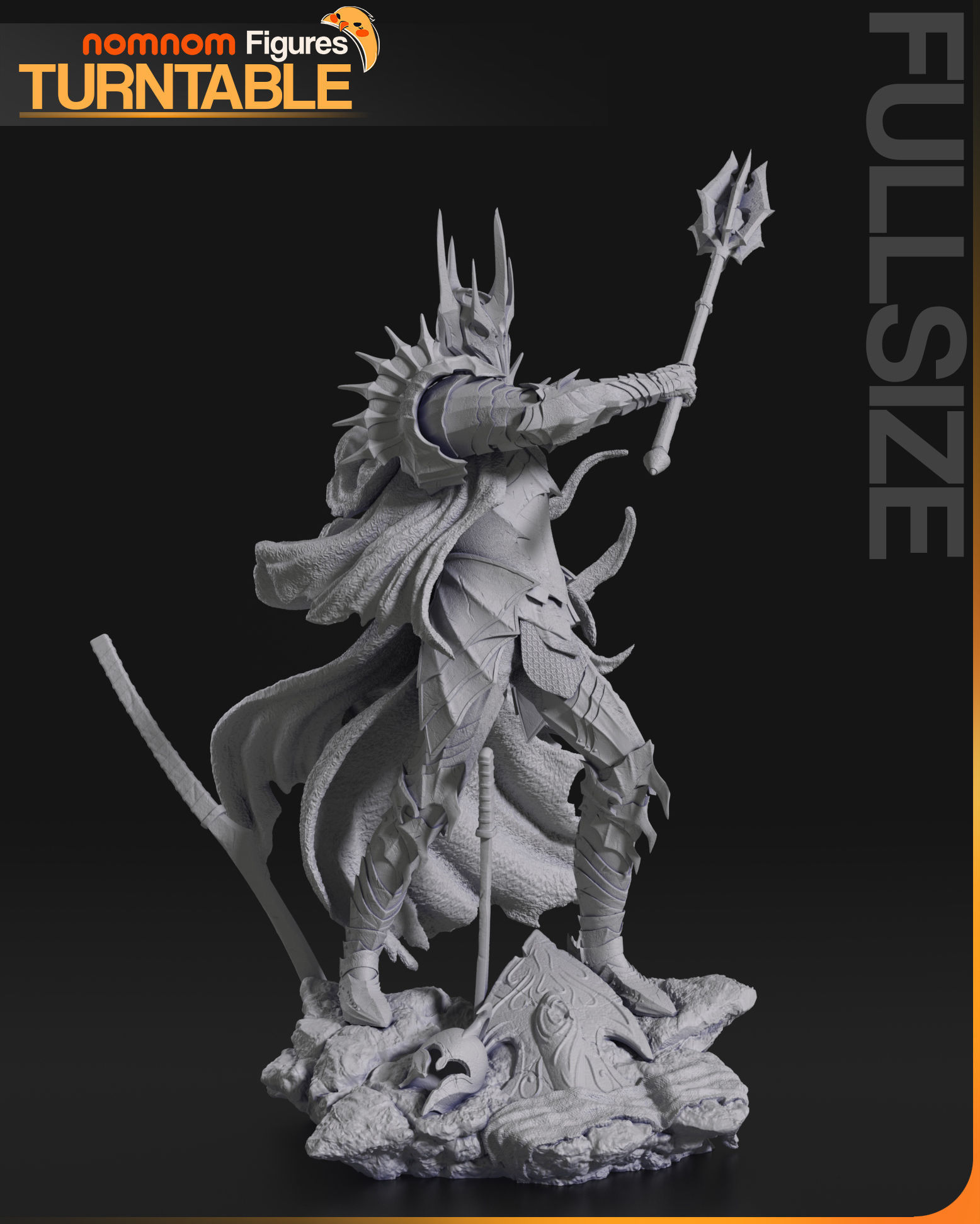 Sauron - Lord of the Rings 3D print model_5