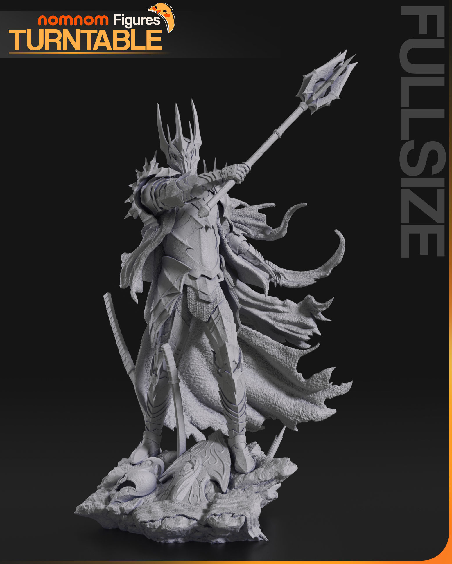 Sauron - Lord of the Rings 3D print model_4