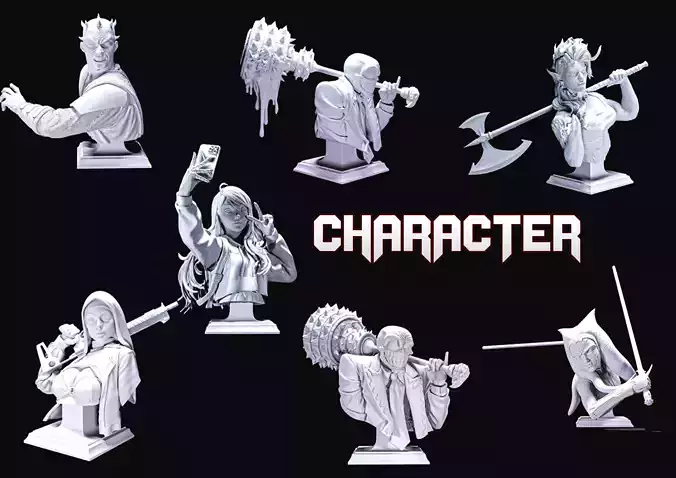 character film 3D Model Collection