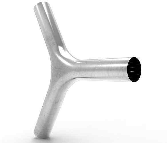 3-WAY JOINT PIPE Free 3D model