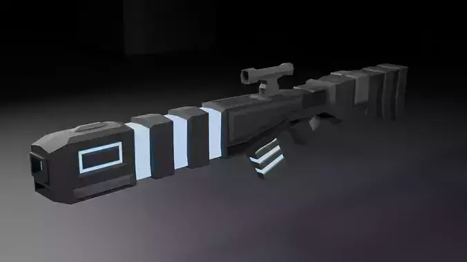 SciFi Rifle  3D print model