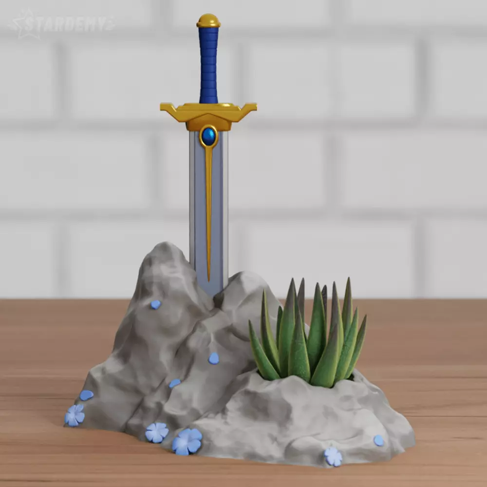 Himmel Hero Sword Planter Frieren Beyond Journey 3D print model