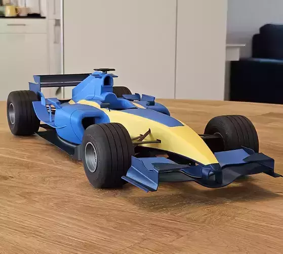 Formula 1 Renault R25 F1 car -  1-10 Scale 3D print model