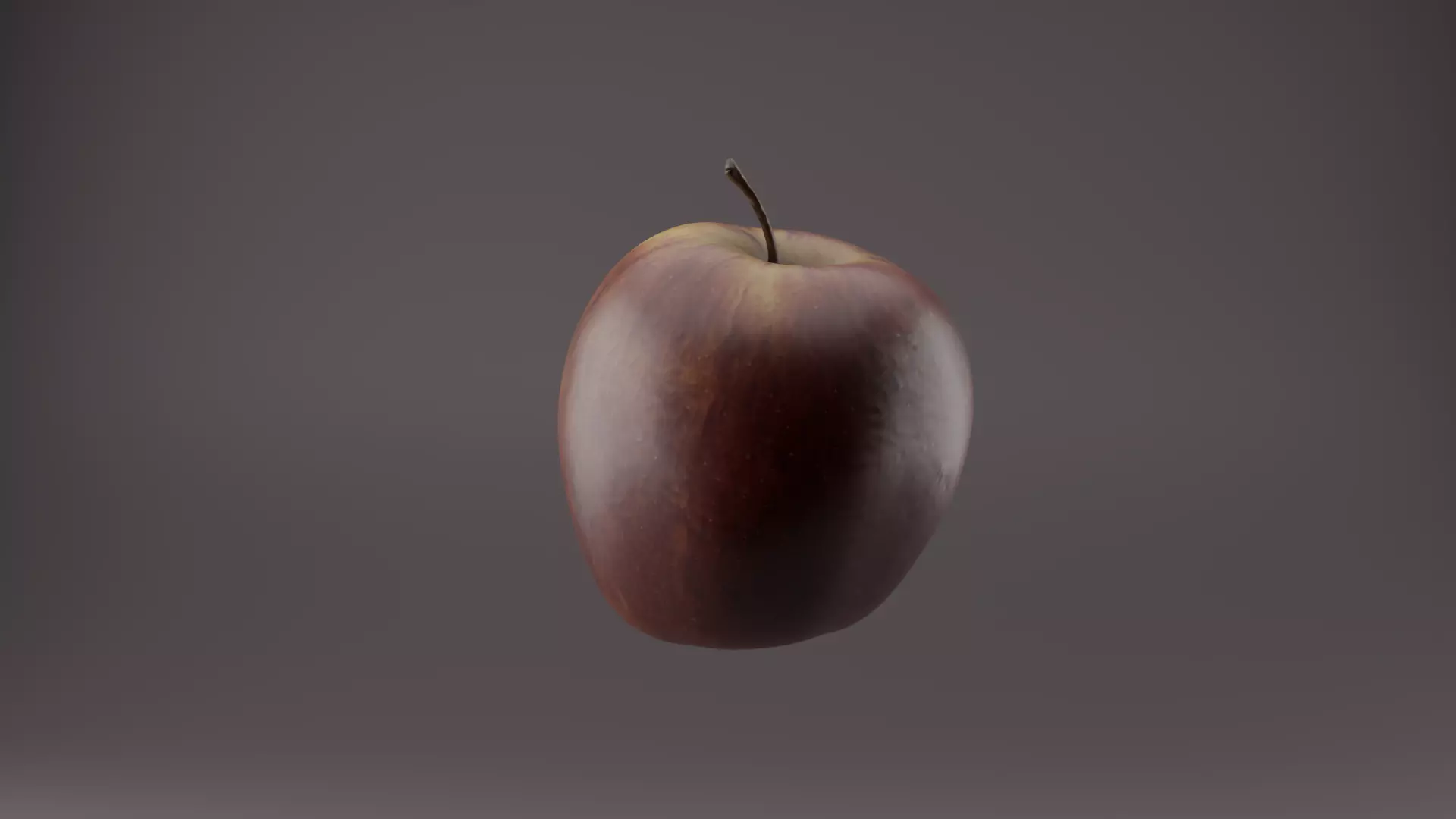 3d scanned apple  Free low-poly 3D model_0