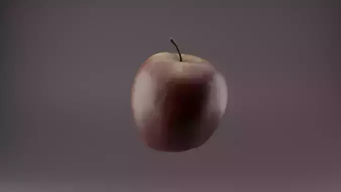 3d scanned apple 