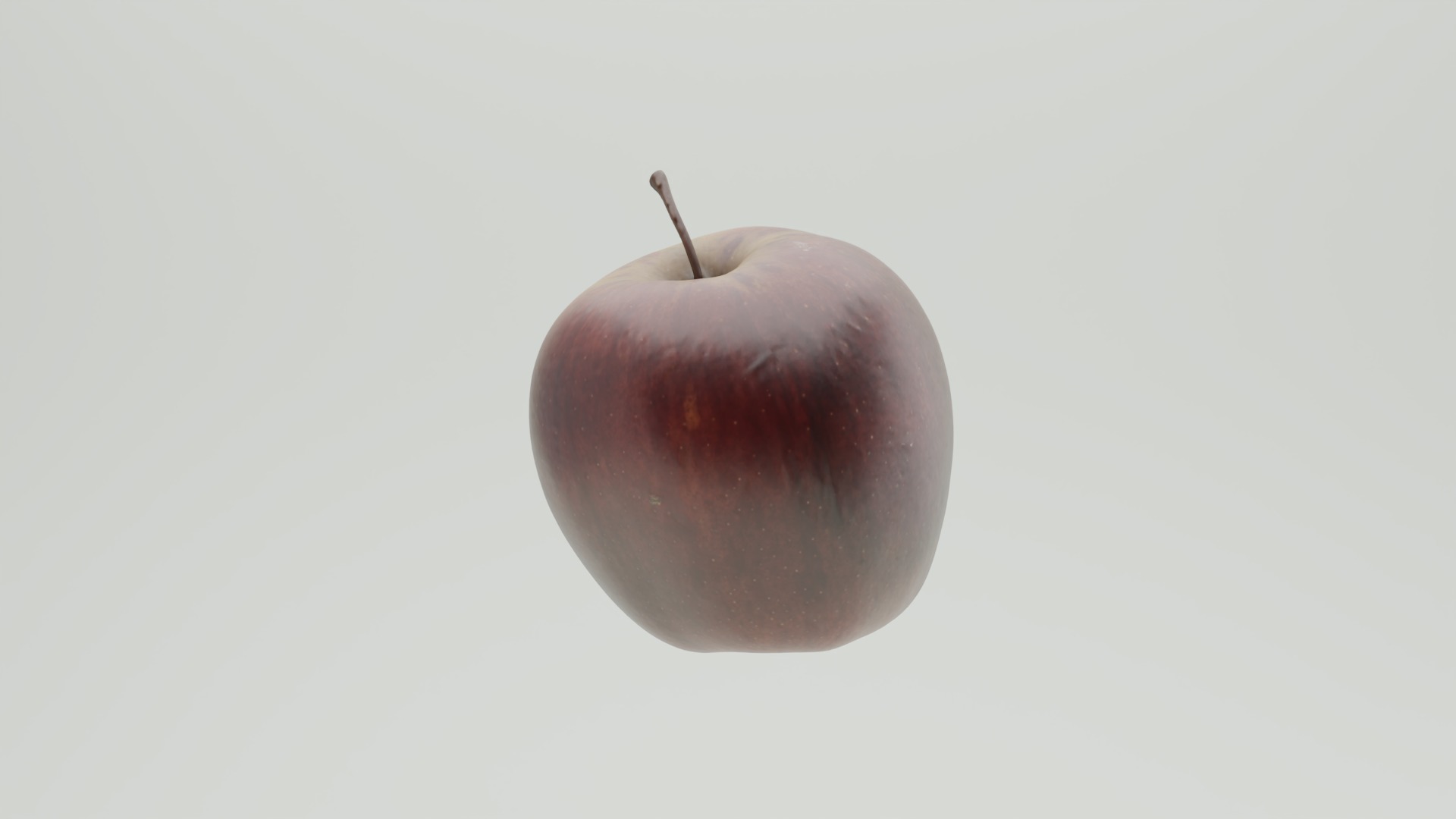 3d scanned apple  Free low-poly 3D model_1